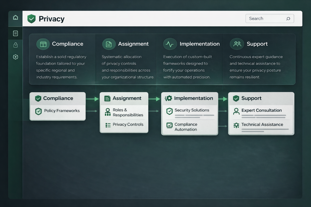 Proteccio | Next-Gen Data Privacy & Compliance Stack